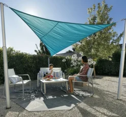 Online GARD & ROCK Mât pour voile d'ombrage téléscopique coloris gris en aluminium Gard&Rock - Ø 10 cm