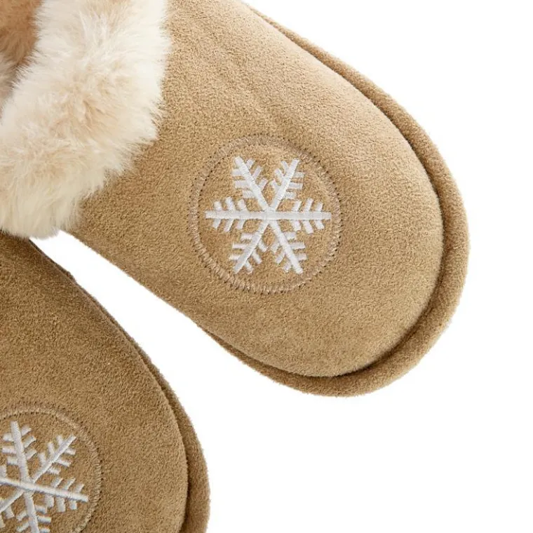 Clearance Mules extra douces coloris beige avec fausse fourrure - Pointure 37