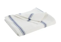 Best Nappe décorative lignes coloris multicolore en coton - 150 x 250 cm