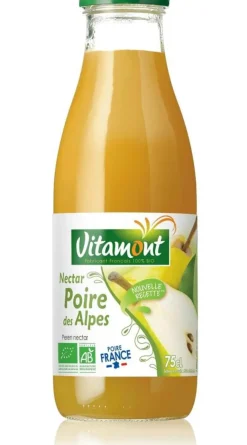 Hot VITAMONT Nectar poire de France bio – 75 cl