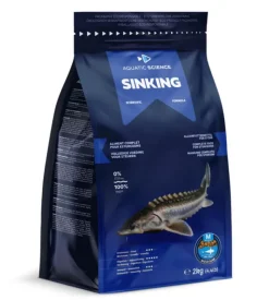 Outlet AQUATIC-SCIENCE Nourriture complète pour esturgeons de minimum 15 cm de long Aquatic Science Sinking - Taille M sac de 2 kg