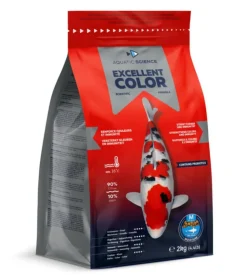 New AQUATIC-SCIENCE Nourriture complète premium pour koïs de minimum 15 cm de long Aquatic Science Excellent Color - Taille M sac de 2 kg