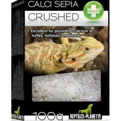 Hot REPTILE PLANET Os de seiche broyé pour tortue, lézard, rongeur et oiseau Calci Sepia Crushed - 100 g