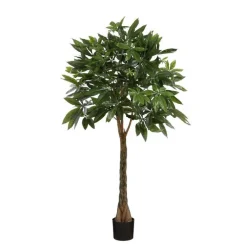 Clearance EDELMAN Pachira artificiel en pot Mica Décorations - Ø 50 cm x 120 cm