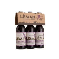 Online Pack bière brune bio Brasserie du Léman - 3 x 33 cl