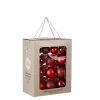 Online Pack de 26 boules coloris rouge en verre - Ø 7 cm