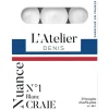 L'ATELIER DENIS Pack de bougies chauffe plats blanc craie L’Atelier de Denis - 24 pièces