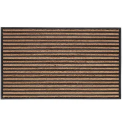 Outlet ESSCHERT DESIGN Paillasson en fibre de coco motifs traits taille L - 72,2 x 45,5 cm