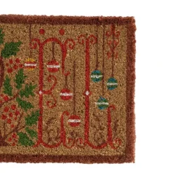 Paillasson en fibre de coco décor de Noël - 72 x 40 cm