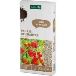 Hot BOTANIC® Paillis de chanvre - 60 L
