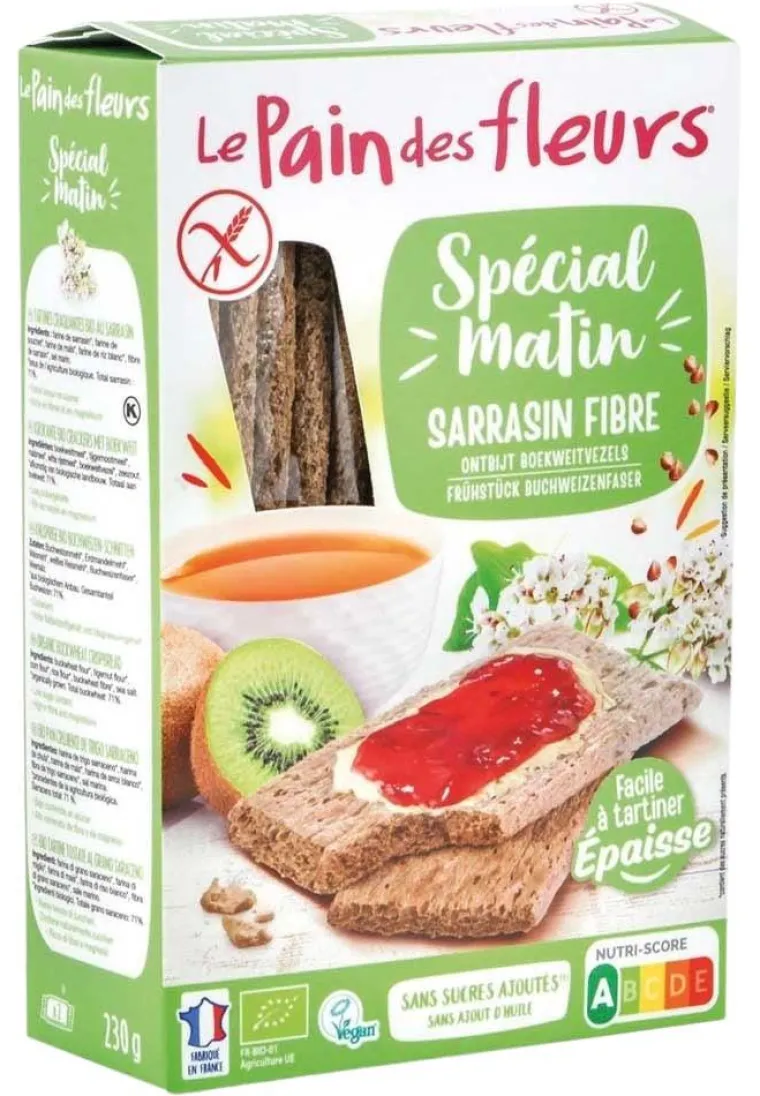 Sale LE PAIN DES FLEURS Pain des fleurs matin sarrasin fibre 230 g
