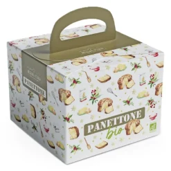 New ARTIGIANI D'ITALIA Panettone traditionnel bio - 500 g dans une boîte en carton