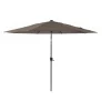 New PROLOISIRS Parasol droit gris taupe en aluminium - ø 350 cm