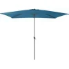 Discount PROLOISIRS Parasol droit inclinable bleu en aluminium Tilt - 3 x 2 m