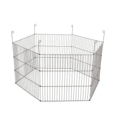 Best ZOLUX Parc extérieur hexagonal pour lapins en métal - Ø 120 cm x H 61 cm