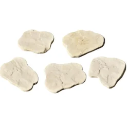 Online HAIRIE GRANDON Pas chinois en pierre reconstituée beige multiformat petit modèle - 16/20 x 29/32 cm