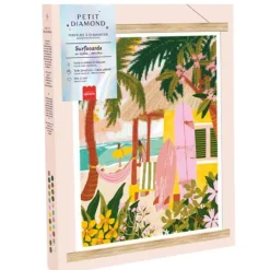 Discount LA PETITE ÉPICERIE Peinture à diamanter Surfboards Petit Diamond by - 25,5 x 33 cm