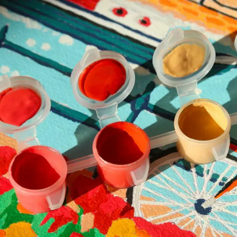 LA PETITE ÉPICERIE Peinture au numéro Amsterdam Petit Pinceau by - 25,5 x 3,5 x 33 cm