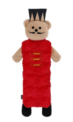 New WOUAPY Peluche plate de Noël pour chien ours casse-noisette coloris rouge - grand modèle