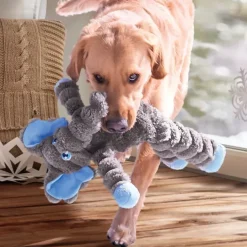 Sale KONG Peluche pour chien éléphant coloris gris - 36 x 9 x 49,5 cm