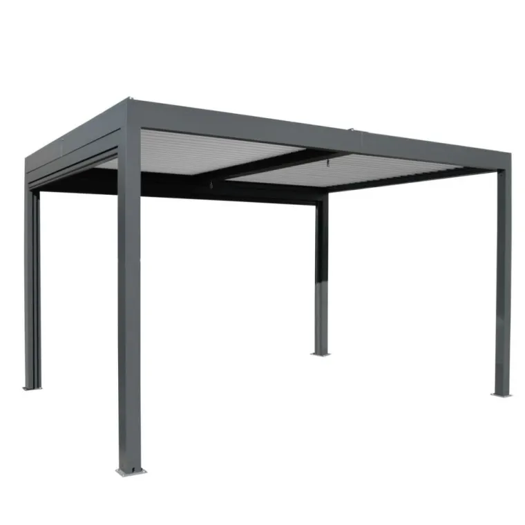 Best Pergola Bioclim Eris motorisée coloris noir - 3 x 4 m
