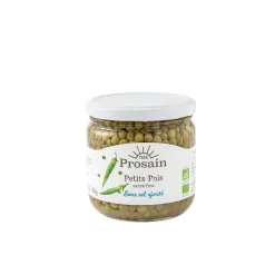 Online PROSAIN Petits pois extra fins bio hyposodés en bocal de 345 g