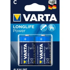 Sale VARTA Piles alcalines C/LR14 Longlife power - Le lot de 2