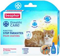 Best BEAPHAR Pipettes pour chatons DiméthiCARE 6 x 0,75 ml