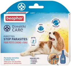 Outlet BEAPHAR Pipettes pour petit chien DiméthiCARE 6 x 1,5 ml