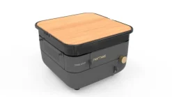 Hot FORGE ADOUR Plancha Nomad au gaz coloris noir en acier Nomad - 33,5 x 33,5 x 21,5 cm