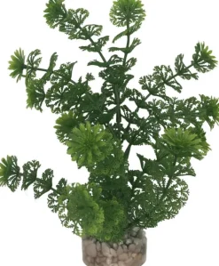 LABEO Plante artificielle pour aquarium coloris vert Limnophilia MM