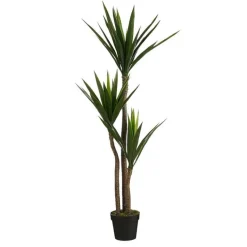 ART FLORAL Plante yucca en pot coloris vert - 150 cm