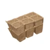 NORTENE Plaques de culture coloris beige 100 % biodégradables Growing Pot x 4 - 15 x 25 cm