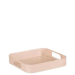 Hot EDELMAN Plateau en fer rose clair Davos - 25 x 25 cm