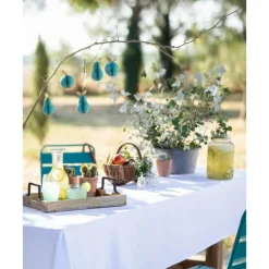 Clearance Poire en papier à suspendre coloris vert H 16,5 cm