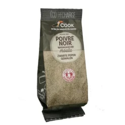 Outlet COOK Poivre Noir poudre bio eco recharge 45g