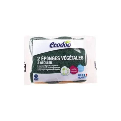 Clearance ECODOO Éponges végétales à récurer - lot de 2
