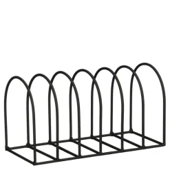 Sale EDELMAN Porte assiette en fer noir Rama - 24 x 10,5 x 13 cm