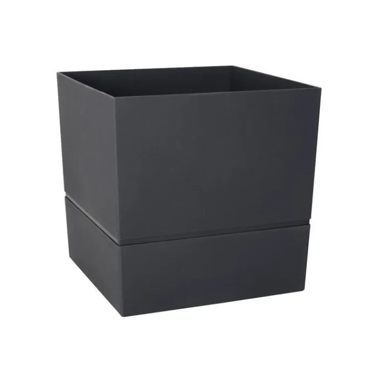 Sale EDA Pot carré Aquaduo gris anthracite 9 L