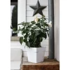 Sale EDA Pot carre Toscane Blanc L24,8 x l24,8 x H24
