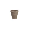 Outlet POTERIE GOICOECHEA Pot Cuvier contemporain en terre grise H 48 x Ø.47 cm