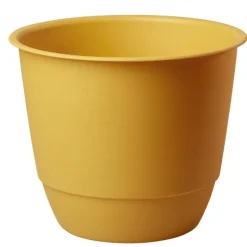 Best EDA Pot en matière recyclée coloris jaune curcuma Poetic Joy 40 - Ø 38,6 x H 31,2 cm