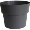 Best COCORIPOT Pot en plastique recyclé gris Ardoise 84 L - Ø 58 x H 44 cm