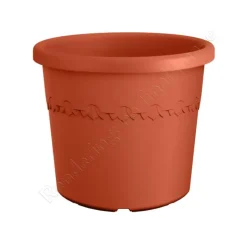 ELHO Pot en plastique recyclé Terra Algarve Cilindro - Ø 40 x H 33 cm