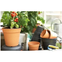 ELHO Pot green basics de 28 L coloris noir Ø 40 x 37 cm