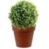 Best DECOLINES Pot horticole en acier peint brun antique Ø 27 x H 24 cm