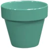 Hot DECOLINES Pot horticole émaillé vert amande Ø 25 x H 22 cm