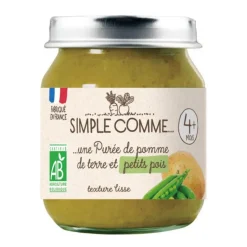 Best SIMPLE COMME Pot pomme de terre petits pois bio - 125g