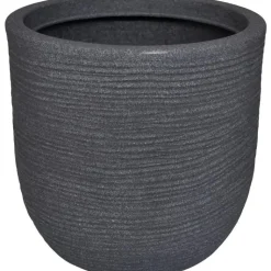 Outlet CHAPELU FRERES Pot rond Granit gris Ø 35 x 34 cm de 25 L