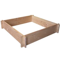 Discount BOTANIC® Potager carré brut - 120 x 120 x 16 cm